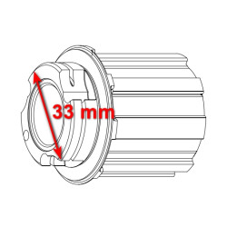 Ořech N3W SHIMANO (HG 8-12) / SRAM (XD 9-11)