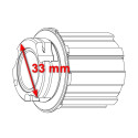 Ořech N3W SHIMANO (HG 8-12) / SRAM (XD 9-11), průměr 33 mm