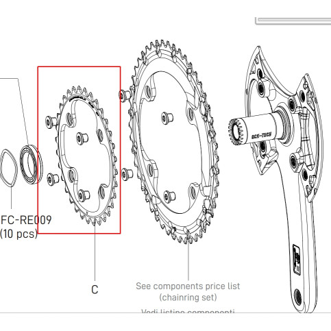 Převodník 13s SUPER Record WRL, 29z