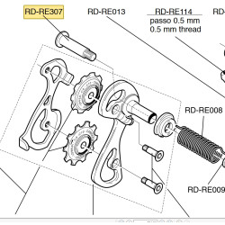 Náhradní díl přehazovačky 10s Record, DOPRODEJ