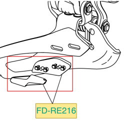 Vložka přesmykače (typ B)