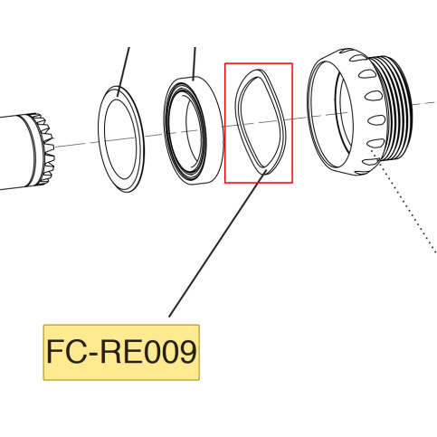 Podložka středových misek Ultra Torque, zvlněná