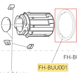 Podložka distanční pro ořech SHIMANO 8/9/10/11