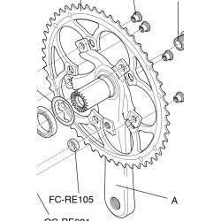 Převodník 11s SR, RE, CH 50z, (r.v. 2009-2010, roz.110mm)