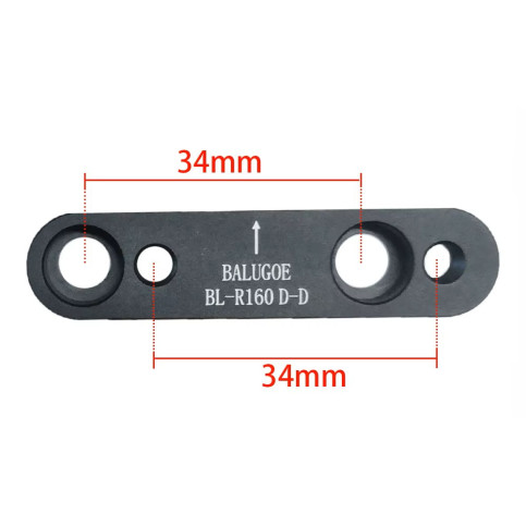 DB adaptér pro zadní třmen vč. šroubů pro kotouč 160mm